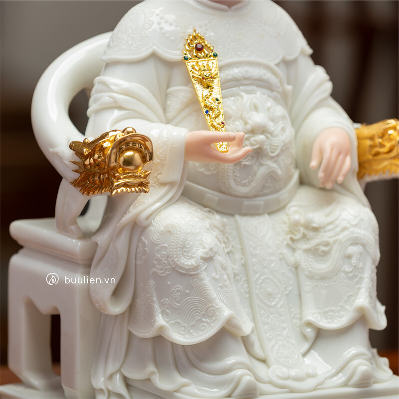 Tượng Mẹ Sanh - Cửu Thiên Huyền Nữ Trắng