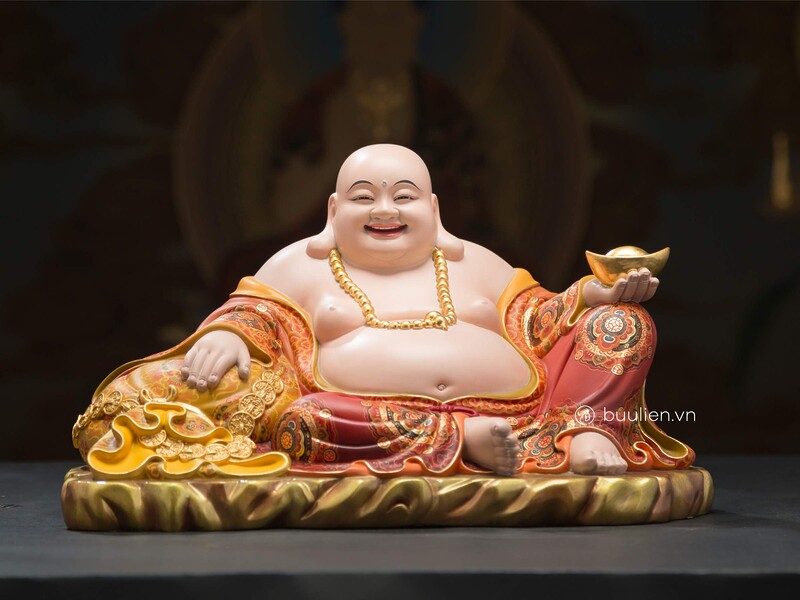 Tượng Đức Phật Di Lặc Đồng Áo Vẽ