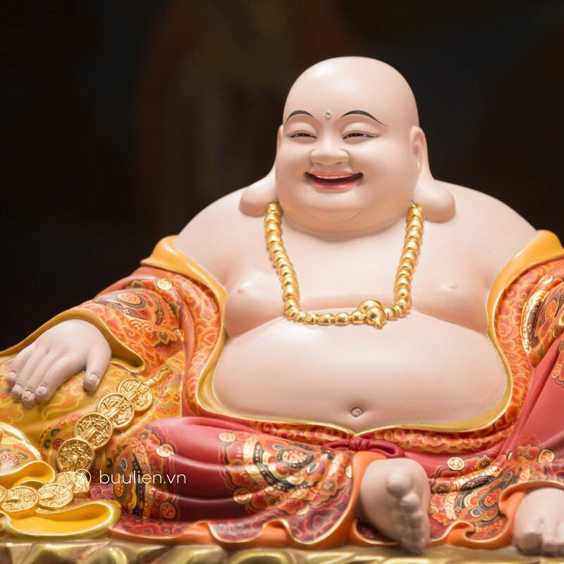 Tượng Đức Phật Di Lặc Đồng Áo Vẽ